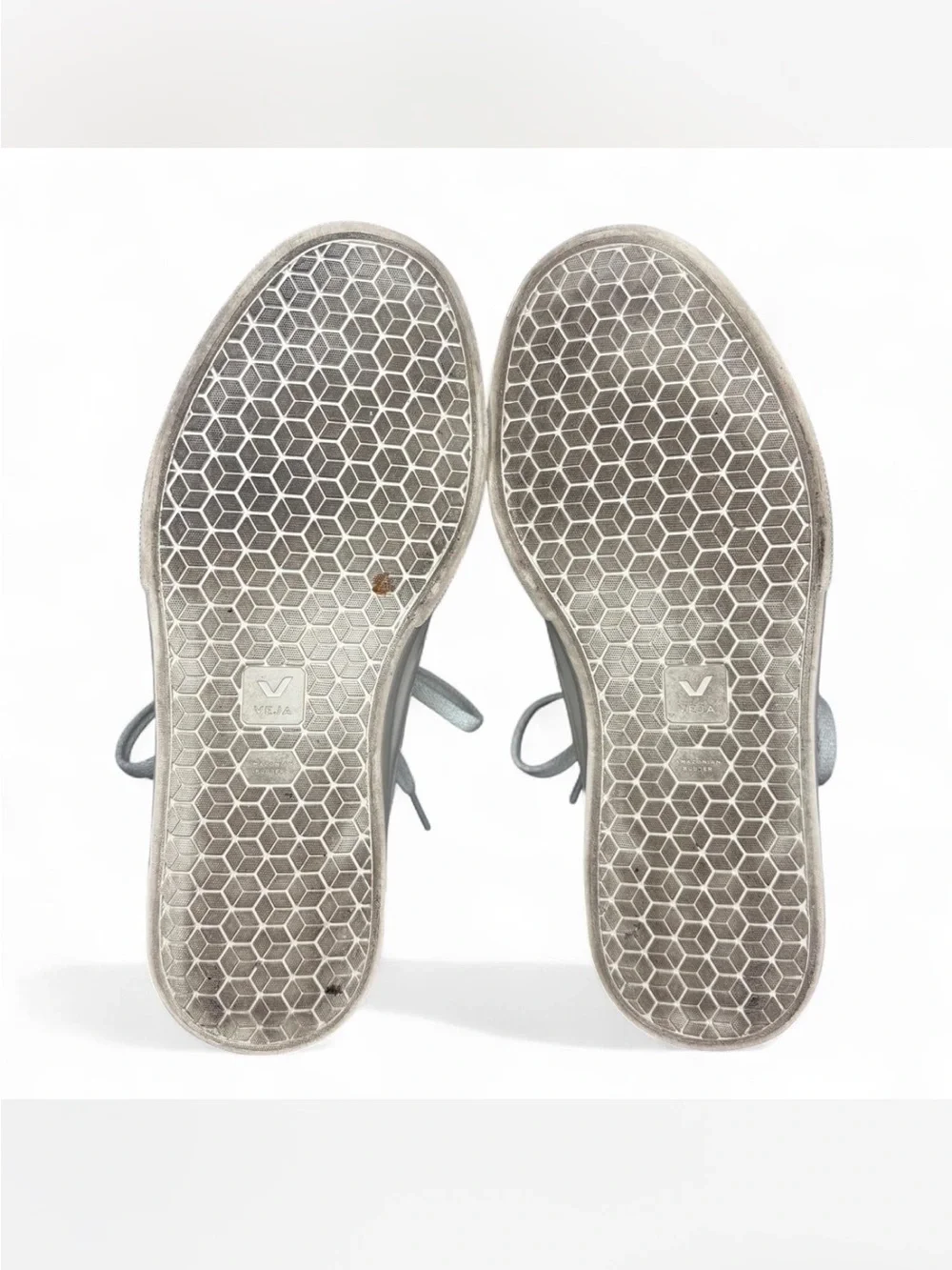 Veja Campo Suede Sneakers Women's 8 Beige/Natural White Lace Up
